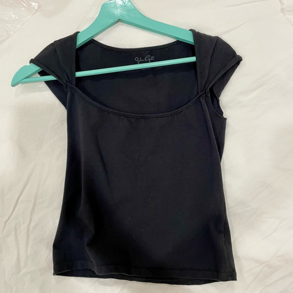 Brandy Melville Black Cap Sleeve Tank Top